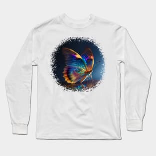 Magical Crystal Butterfly Long Sleeve T-Shirt